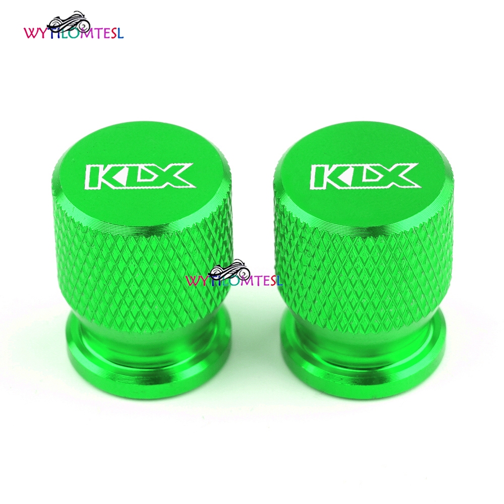 ฝาครอบวาล์วล้อรถจักรยานยนต์ อลูมิเนียม CNC สําหรับ Kawasaki KLX 125 230 250 300 150 Klx150 KLX150S 1