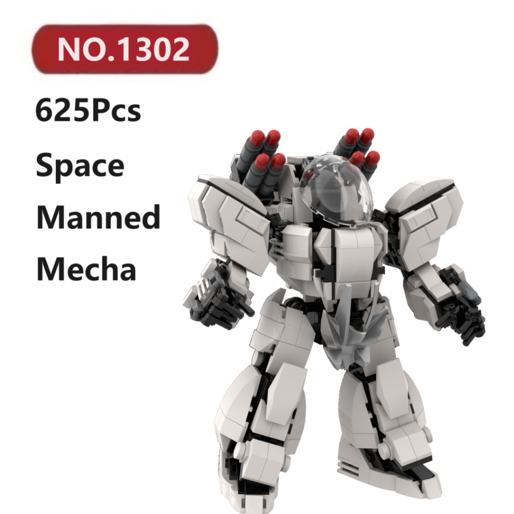 [MOC]ช่องว่าง แมนเนดเมชา เข้ากันได้ตัวต่อเลโก้ 625ชิ้น Mecha เลโก้ชุดของเล่น