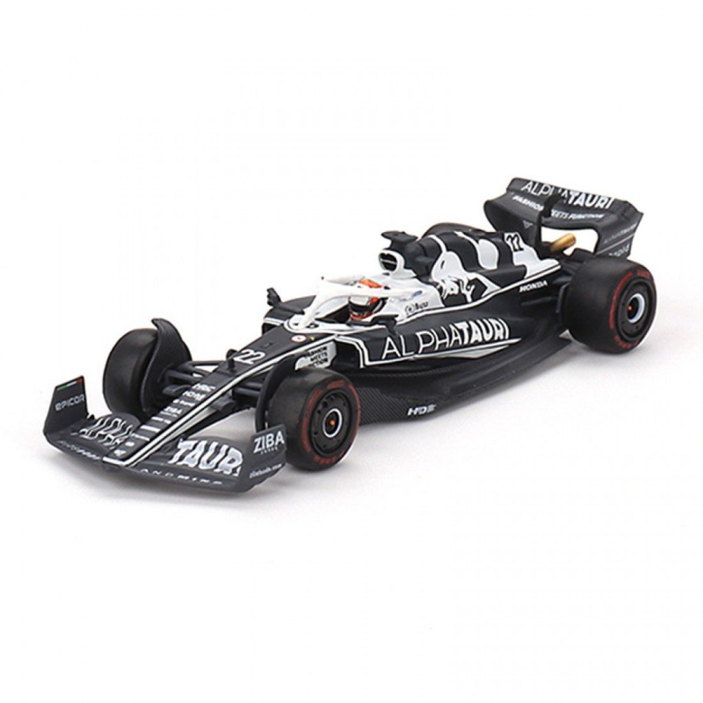 Mini GT MGT00521-L 521 1/64 ALPHATAURI AT03 #22 Yuki TSUNODA 2022 ABU DHABI GRAND PRIX F1 DIECAST SC