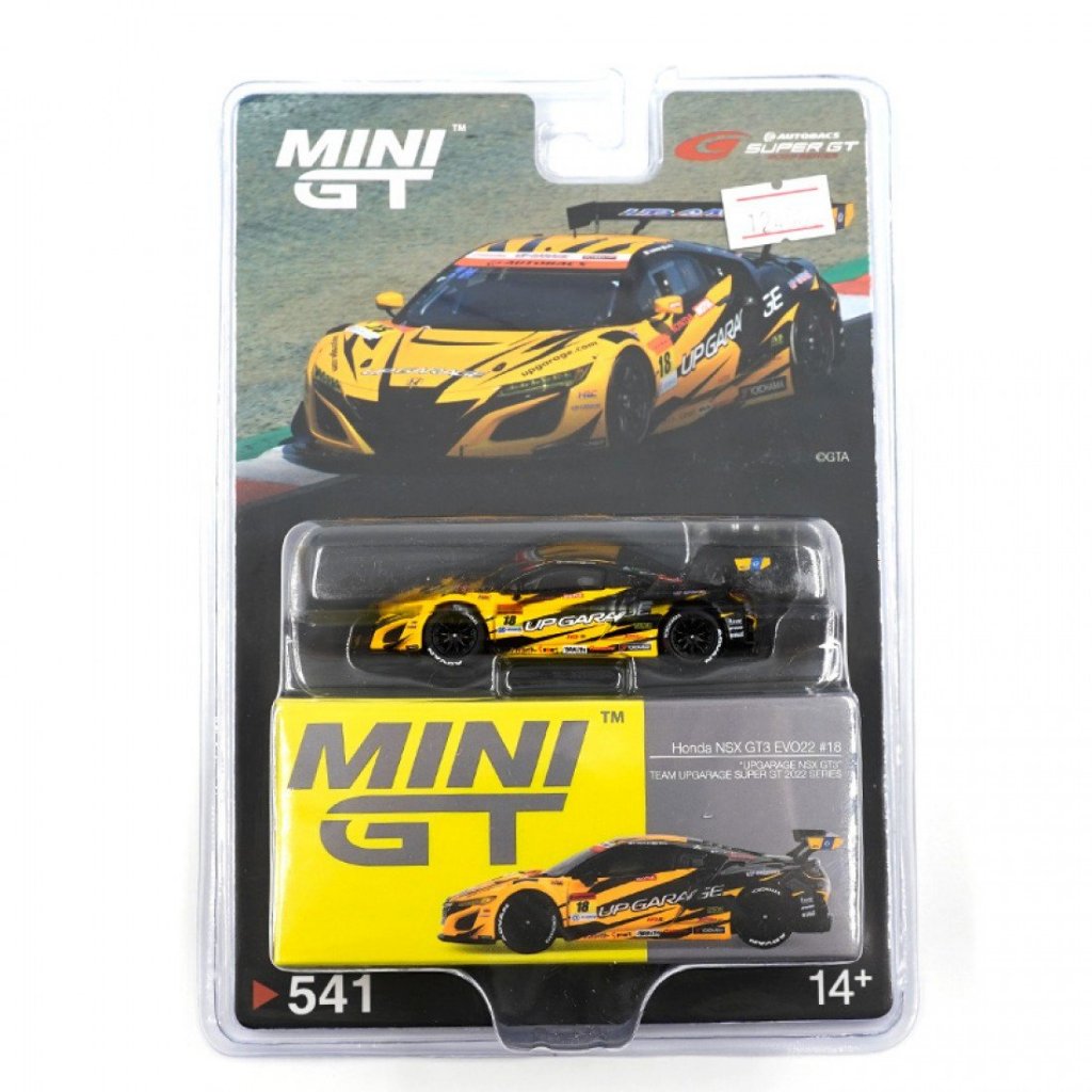 Mini GT MGT00541-L 541 1/64 HONDA NSX GT3 EVO22 #18 Team UPGARAGE 2022 SUPER GT SERIES DIECAST SCALE