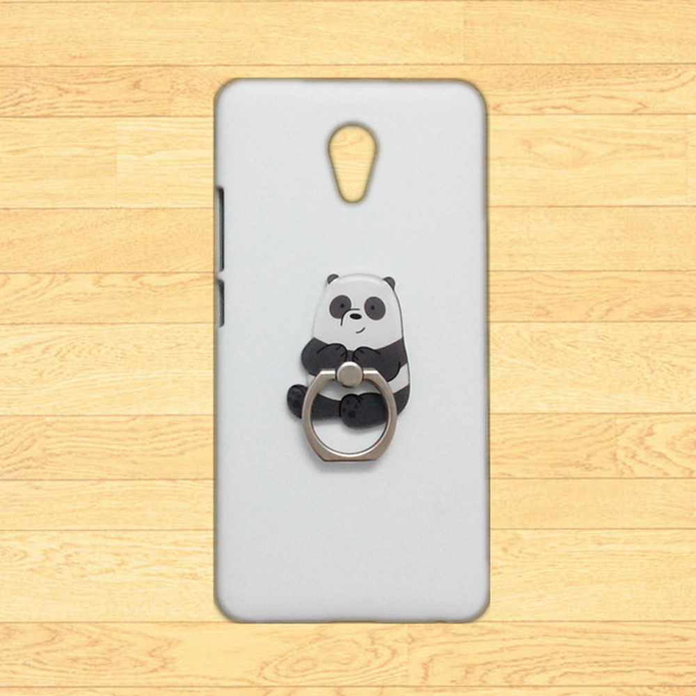 สําหรับ Meizu M5 Note M5C A5 MX4 M6 MX2 MX3 MX5 MX6 Pro 7 Plus M3 M3S M2 3D น่ารักนั่ง Panda Finger 