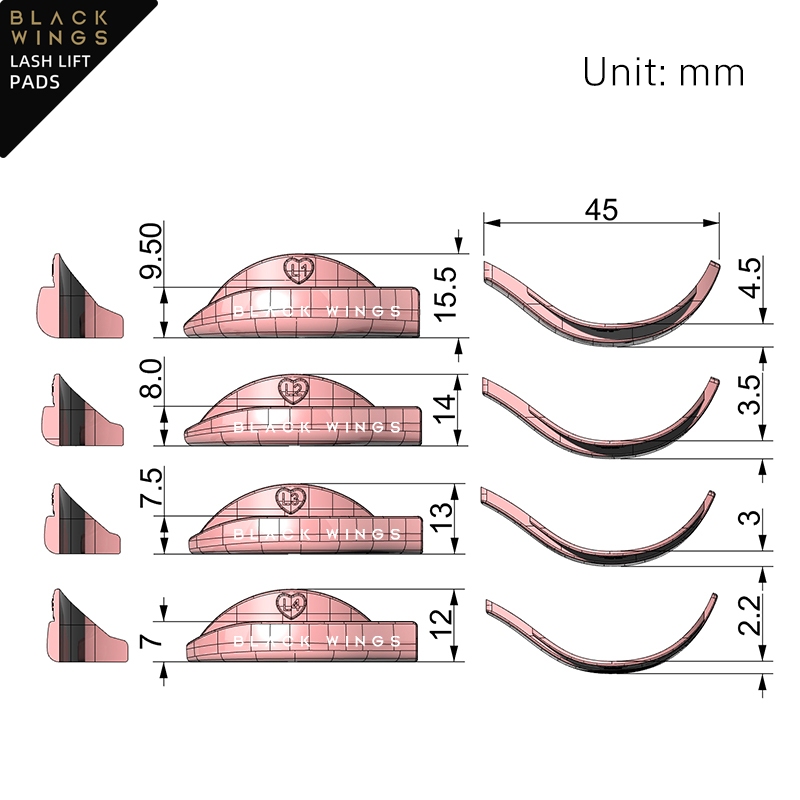ชุดอุปกรณ์ยกขนตา ใช้ซ้ําได้ 4 คู่, แผ่นดัดขนตา, แผ่นยกขนตาซิลิโคน, ที่ดัดขนตา, เครื่องใช้, แผ่นดัดขนตา, แผ่นดัดขนตาซิลิโคน, ที่ดัดขนตา, เครื่อง, เครื่องมือเสริมขนตา, ที่ดัดขนตา น้ํายาดัดขนตา - รูปที่ 2