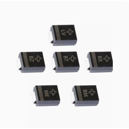 ((50 ชิ้น) แผ่นไดโอดทีวี Type B SMBJ5.0 CA 5.0 A 6.0 A 6.0 CA 6.5 A 6.5 CA 6.8 A