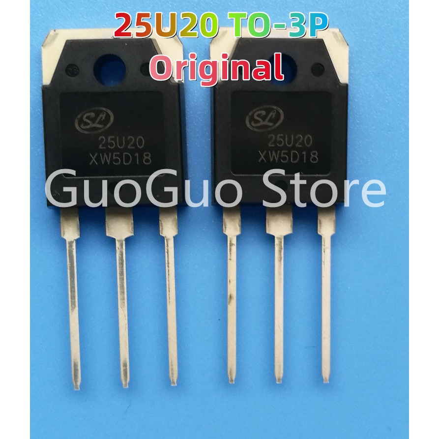 TO-3P 10pcs 25U20 SFR25U20PNA SFR25U20PN TO3P 25A/200V อินเวอร์เตอร์ Fast Recovery Diode ใหม่ pxb8