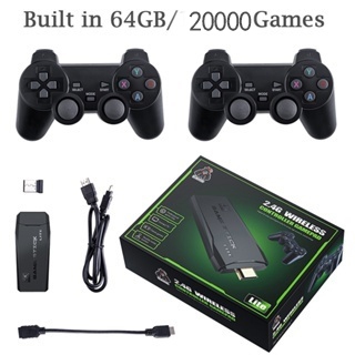 M8 เครื่องเล่นเกมพกพา มาจากไหน 64GB 5Vแรงดันไฟฟ้า เครื่องเล่นเกมพกพา และ ตัวเชื่อมต่อ 20,000 เกมส์ ตัวจับคู่แบบ ไร้สาย สองคนสองคน เครื่องเล่นเกม