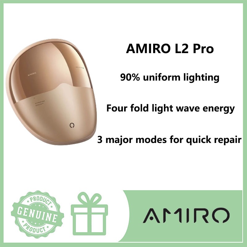 Amiro L2 Pro เครื่องบําบัดผิวหน้า มีสาย แบบพกพา มีไฟ LED