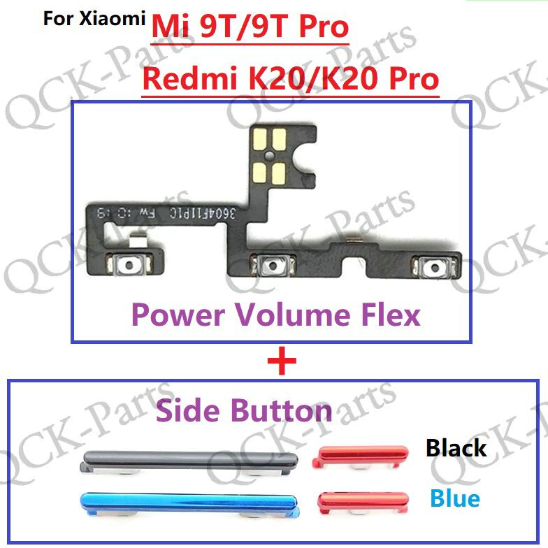 ปุ่มปรับระดับเสียง แบบยืดหยุ่น สําหรับ XiaoMi Mi 9T Pro Redmi K20 Pro