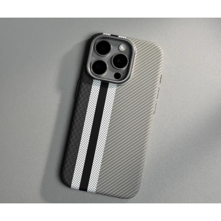 เคสโทรศัพท์มือถือแบบแข็ง คาร์บอนไฟเบอร์ เคฟล่า แม่เหล็ก กันกระแทก สําหรับ iphone 12ProMax 12 13 14 15