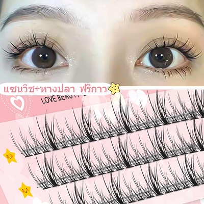 Aimeeoran ใหม่สไตล์นางฟ้าธรรมชาติ DIY ชุดต่อขนตา 8-12 มม. ชุดมืออาชีพขนตาแต่งหน้า Lash