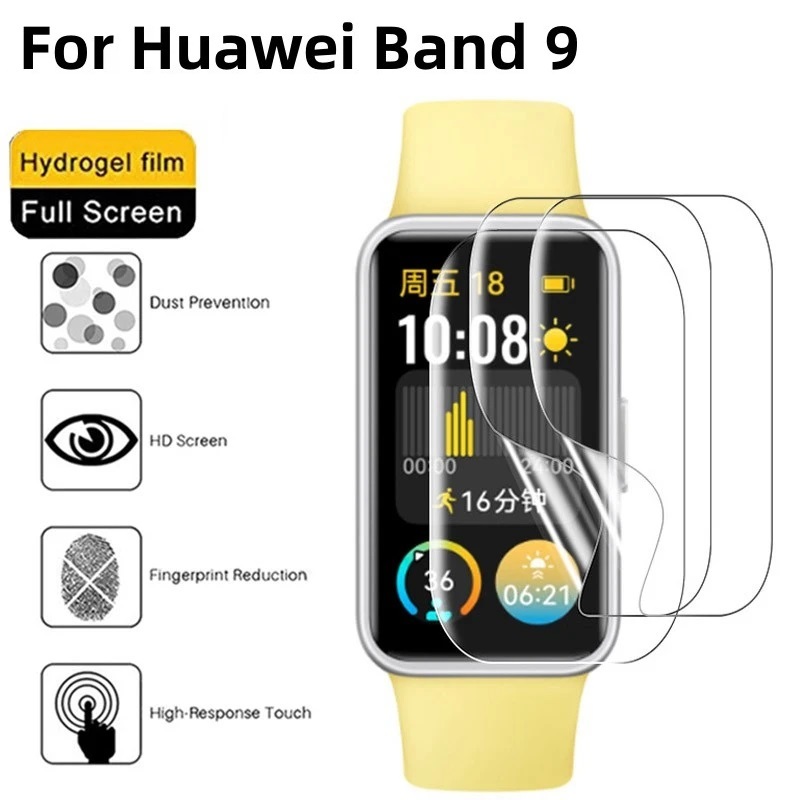 ฟิล์ม Huawei Band 9 Film ฟิล์มไฮโดรเจลนิ่ม กันรอยขีดข่วนหน้าจอ Huawei Band 9 ฟิล์มอุปกรณ์เสริม สําหรับ Hydrogel Film For Huawei Band 9 8 7 6 Screen Protector Huawei Band 9 Screen Protector Anti Scratch Not Glass Soft Protective Huawei Band 9 Film