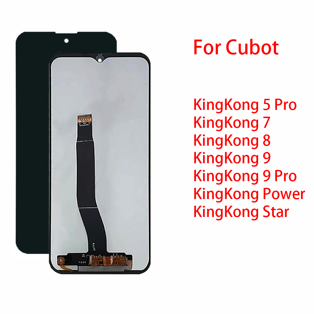 จอแสดงผล LCD สําหรับ Cubot Kingkong 5 7 8 9 Pro จอแสดงผล LCD Touch Screen Digitizer Assembly สําหรับ