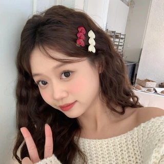 กิ๊บติดผม รูปหัวใจน่ารัก สไตล์เกาหลี เหมาะกับของขวัญวันเกิด สําหรับนักเรียนหญิง