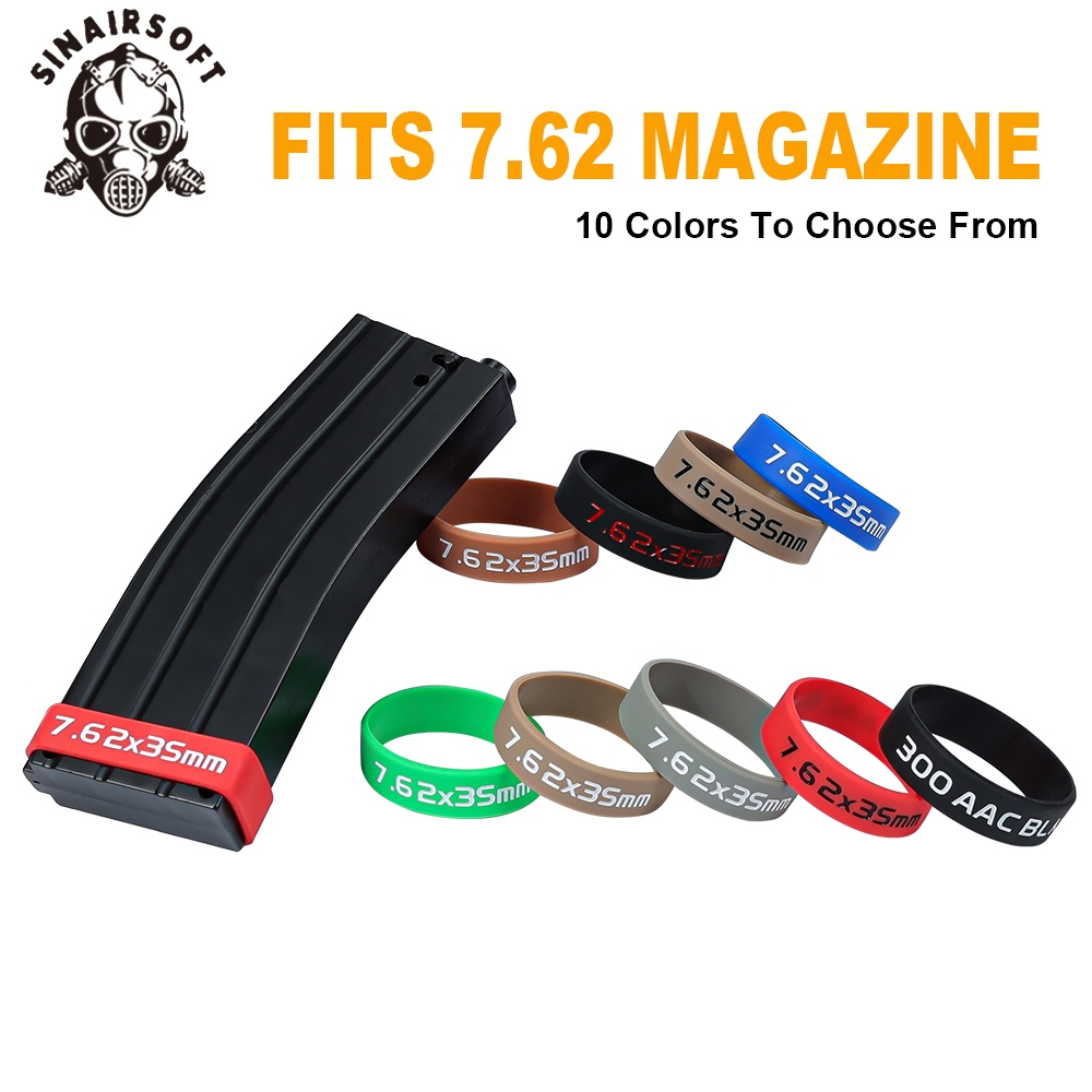 Sinairsoft Tactical SI Magazine Marking Band 762X35mm Elastic Identification Binding Rubber Band