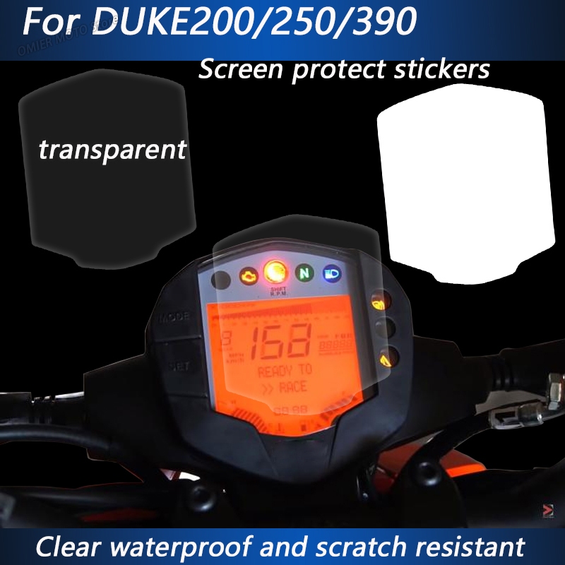 สําหรับ KTM DUKE 200/250/390 RC390 RC 250 DUKE390 DUKE200 DUKE250Motorcycle อุปกรณ์เสริม Cluster Scratch หน้าจอป้องกันฟิล์ม Protector