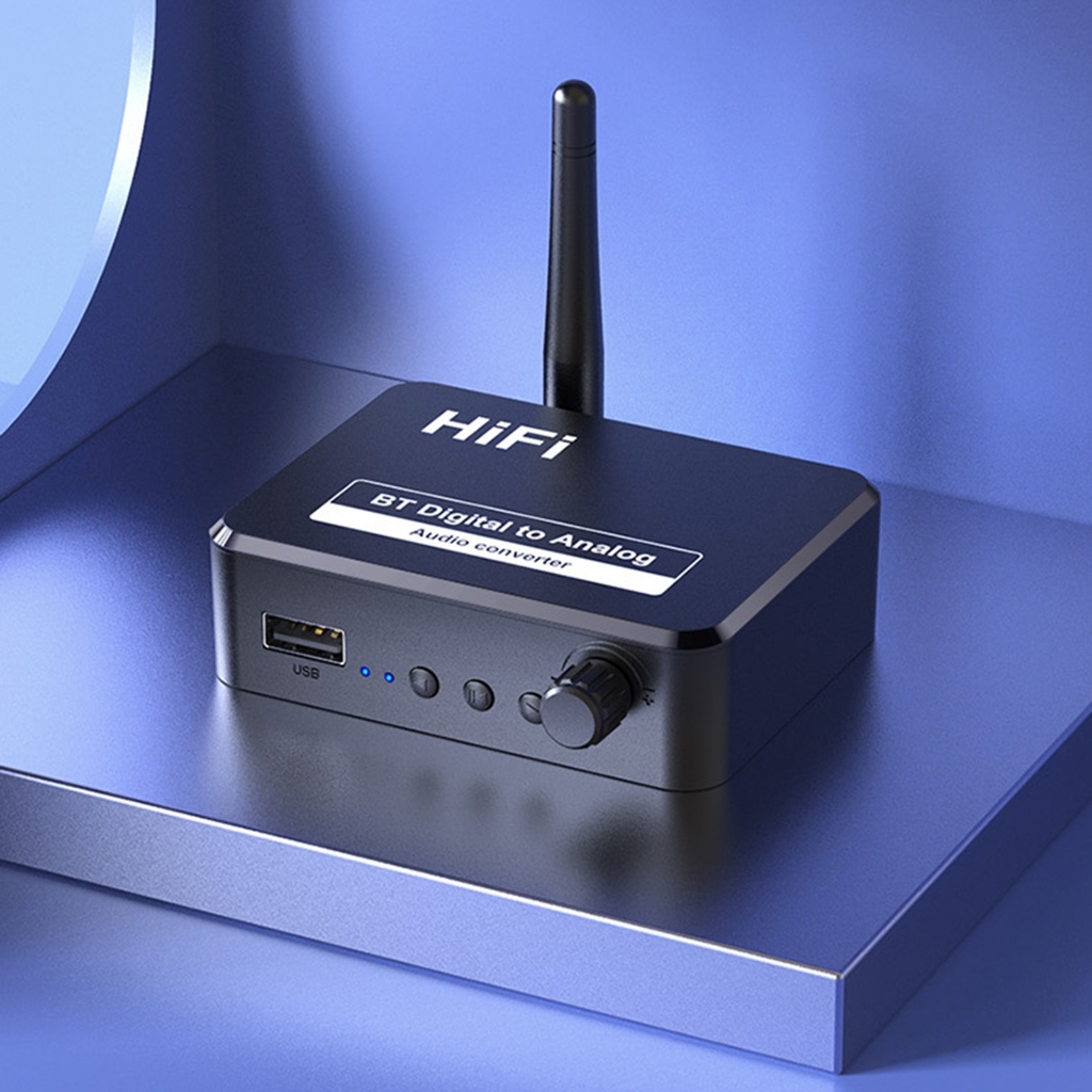 [mibum01eb] ออปติคอลไฟเบอร์โคแอกเชียล บลูทูธ 5.1 AUX 3.5 มม.