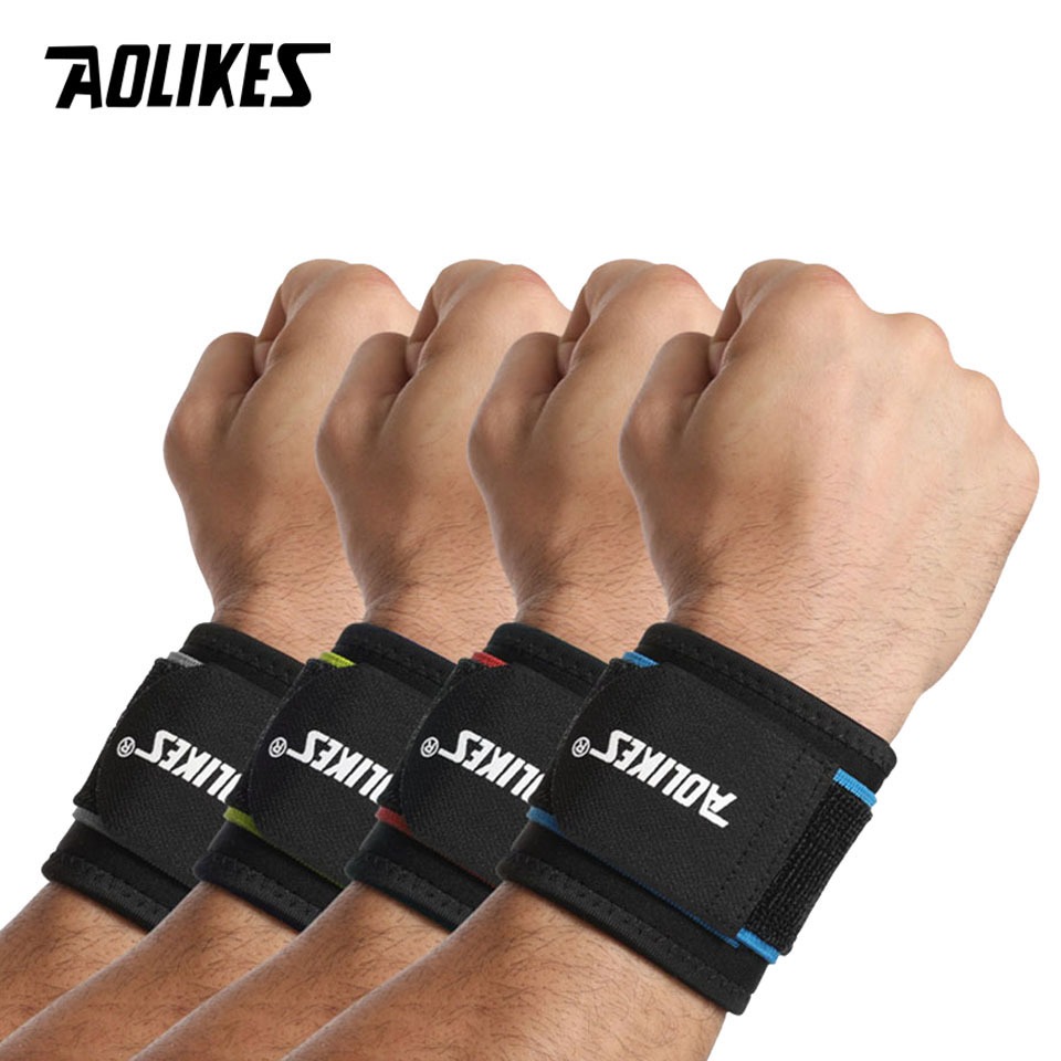 Aolikes สายรัดข้อมือ สายรัดข้อมือ สายรัดข้อมือ สายรัดข้อมือ ปรับได้ 1 ชิ้น สายรัดข้อมือป้องกัน สายรัดข้อมือ เทนนิส