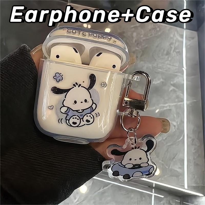 Tws innopds i12 หูฟังบลูทูธไร้สาย หูฟังอินเอียร์ พร้อมระบบควบคุมแบบสัมผัส และไมโครโฟน พร้อมเคสป้องกัน ลายการ์ตูนน่ารัก