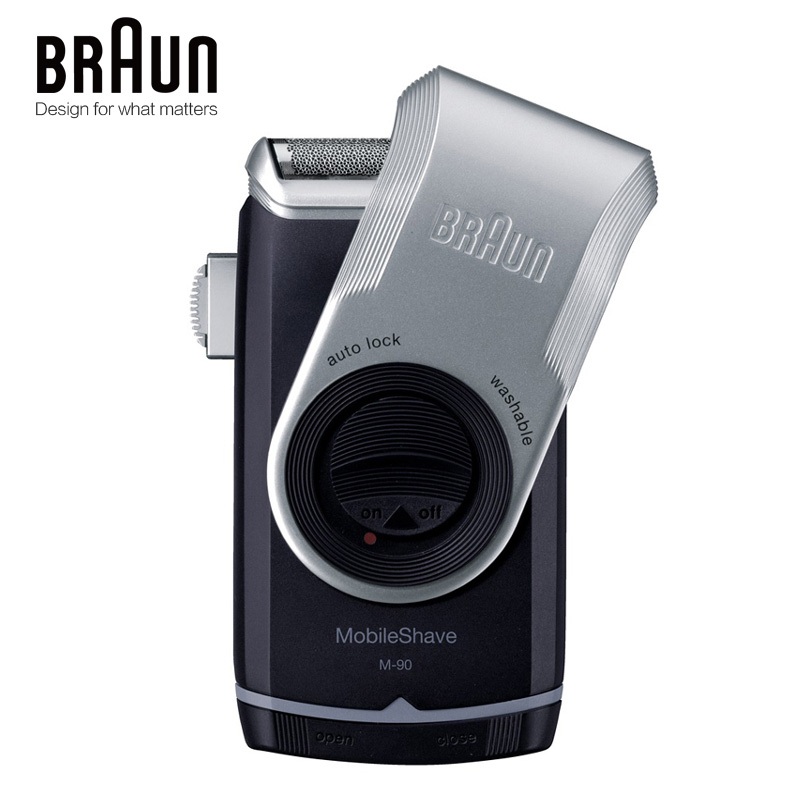 Braun มีดโกนหนวดไฟฟ้า M90 ล้างทําความสะอาดได้ สําหรับผู้ชาย