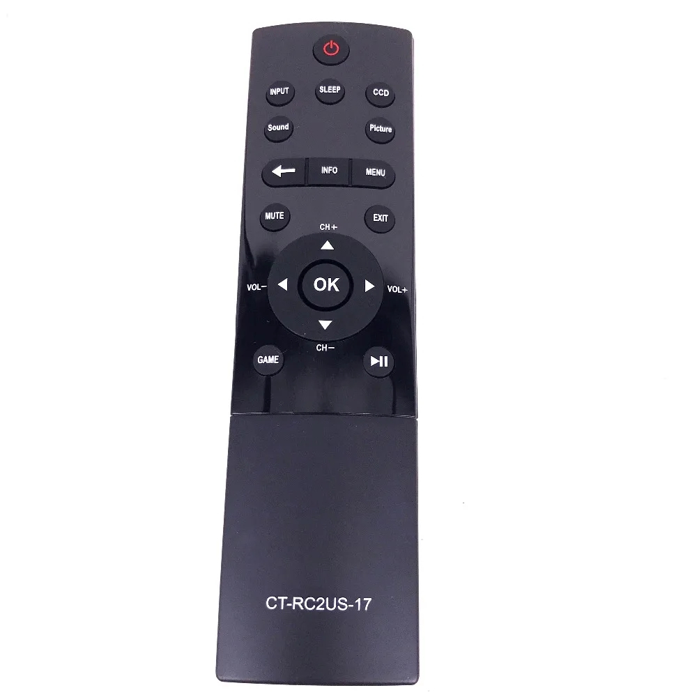 CT-RC2US-17 เปลี่ยนสําหรับ TOSHIBA TV รีโมทคอนโทรล 55L621U 49L621U 43L621U 65L621U 55L421U