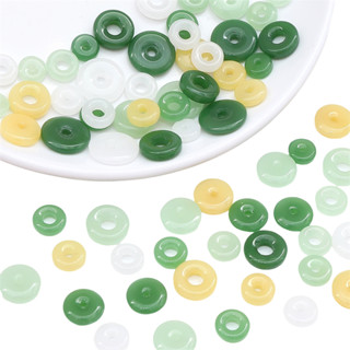 จี้หยกเทียม สไตล์จีน สําหรับทําเครื่องประดับ สร้อยคอ สร้อยข้…