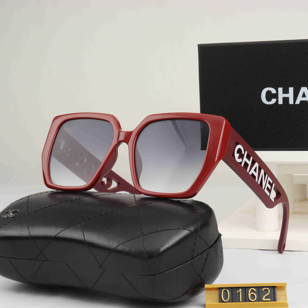 แว่นตากันแดด CHANEL CHANEL ออกแบบดี ด้านข้าง สีแดง สําหรับผู้ชาย และผู้หญิง