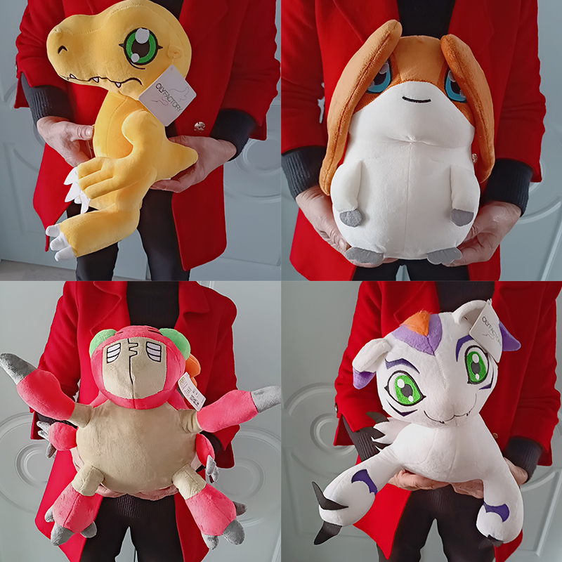 จี้ตุ๊กตา Digimon Adventure Patamon Tailmon Gomamon Patamon Piyomon Agumon Tentomon ขนาด 25 ซม. 4 สไตล์ เหมาะกับของขวัญ
