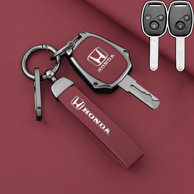 เคสกุญแจรีโมทรถยนต์ 2 3 ปุ่ม สําหรับ Honda Accord Civic CRV Jazz City Pilot ของแต่งรถยนต์ พวงกุญแจ