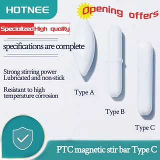 แท่งแม่เหล็กกวนสาร,แท่งแม่เหล็ก,Magnetic bar,Magnetic Stirring Bar เอบีซี ประเภท PTFE กวนทนต่ออุณหภูมิสูงทนต่อกรดและด่างห้องปฏิบัติการแม่เหล็กกวน