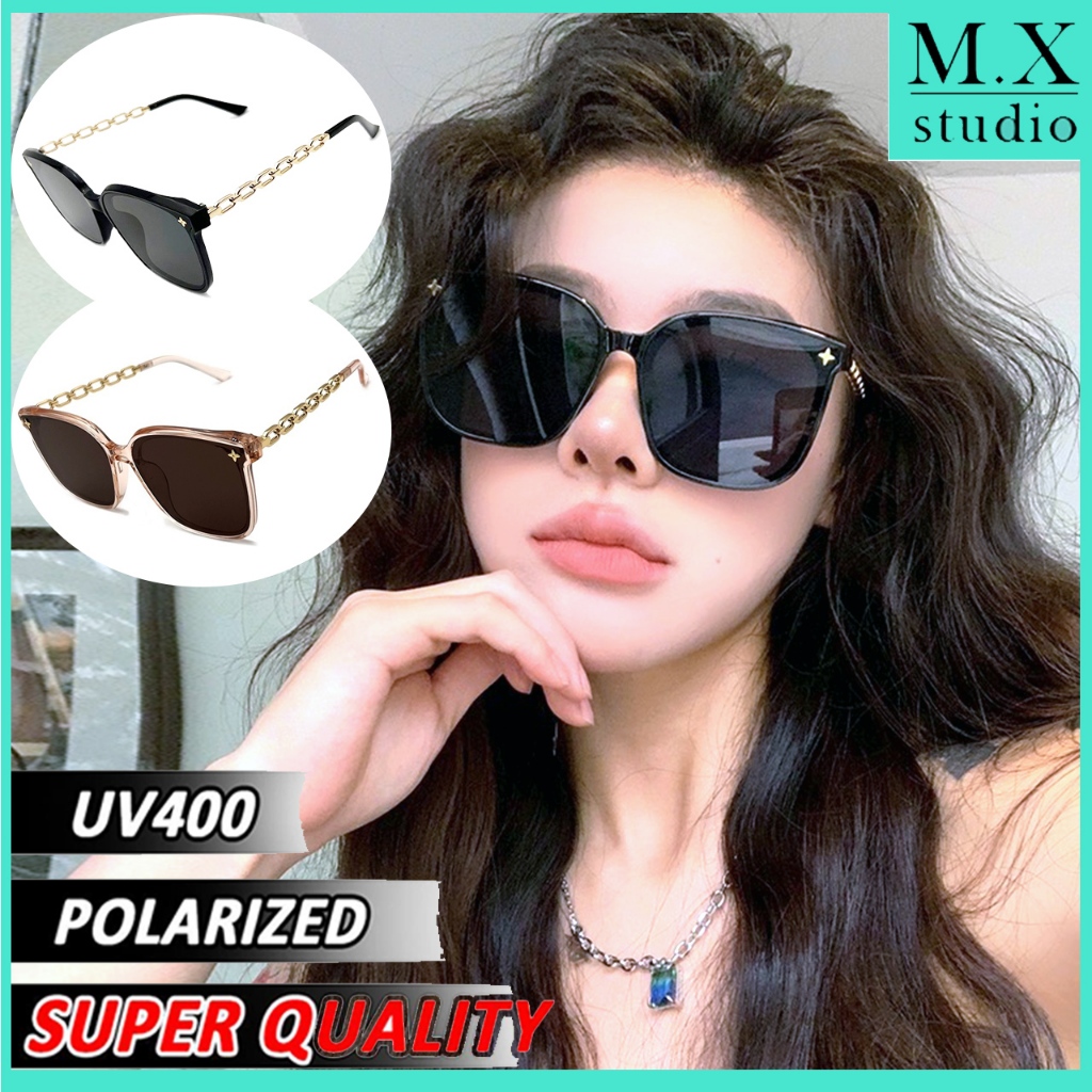 แว่นตากันแดด ทรงสี่เหลี่ยม สไตล์เกาหลี เลนส์สี แฟชั่นคู่รัก สําหรับผู้หญิง และผู้ชาย MX STUDIO RUBBI