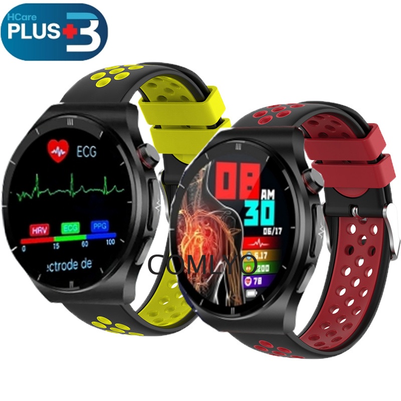 Hcare Plus3 Plus 3 Smart Watch สายนาฬิกาข้อมือซิลิโคน แบบนิ่ม สําหรับ