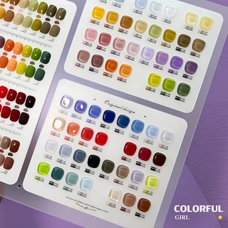 very good 60สี ฟรีชาร์ตสี เบส ท๊อป สีเจล15ml สีเจล ยกเซต เซตสีเจล