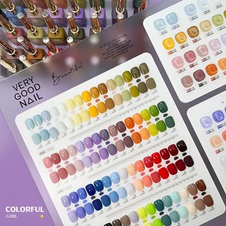 very good 60สี ฟรีชาร์ตสี เบส ท๊อป สีเจล15ml สีเจล ยกเซต เซตสีเจล