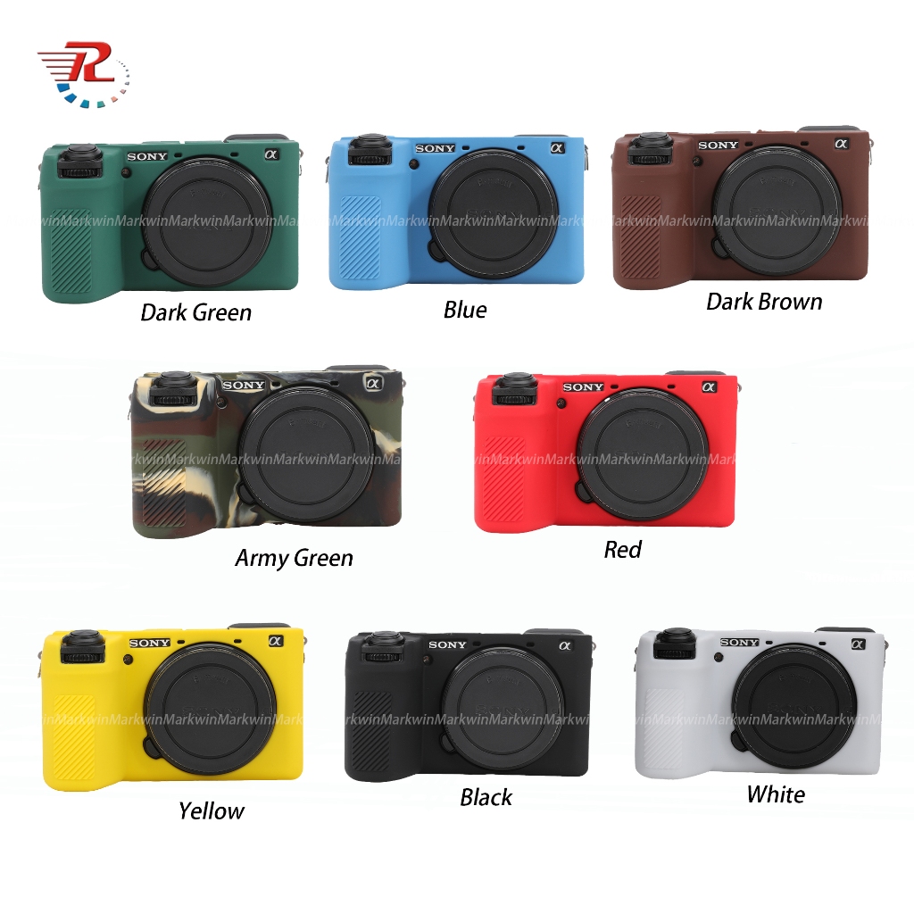 เคสซิลิโคนยาง แบบนิ่ม สําหรับกล้อง Sony รุ่น A6700 A6700