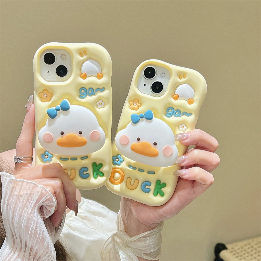 สําหรับIphone Case 17 Pro Max 16 Pro Max 15 Pro Max 14 Pro Max 13 Pro Max 12 Pro Max 3Dสามมิติการ์ตูนซิลิโคนนุ่มกรณี