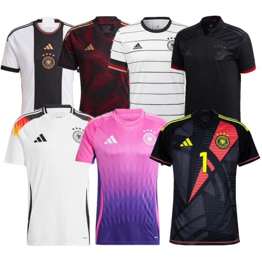 เสื้อกีฬาแขนสั้น ลายทีมชาติฟุตบอลเยอรมนี 22-23 24-25 ชุดเยือน สําหรับผู้ชาย