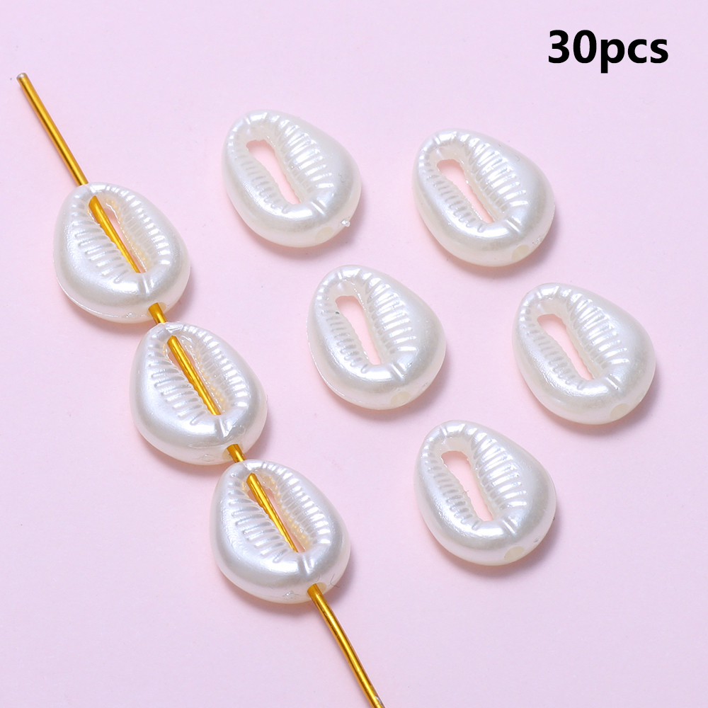 ลูกปัดอะคริลิค รูปเปลือกหอย ประดับโบว์ และดาวห้าแฉก สําหรับทําเครื่องประดับ จํานวน 30 ชิ้น - รูปที่ 7