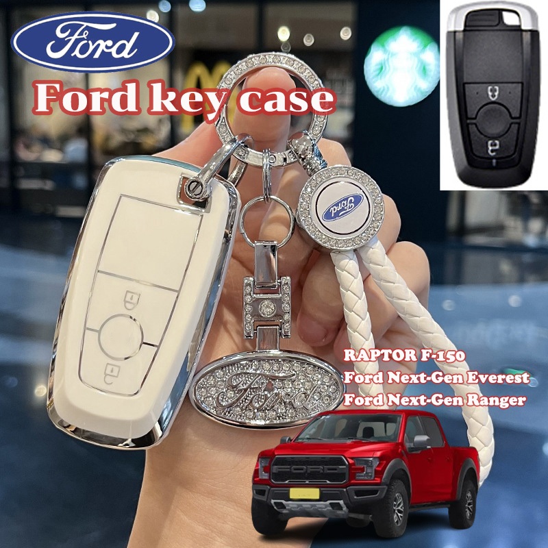 เคสกุญแจรีโมทรถยนต์ สําหรับ Ford 2 ปุ่ม RAPTOR F-150 Next-Gen Everest Ranger