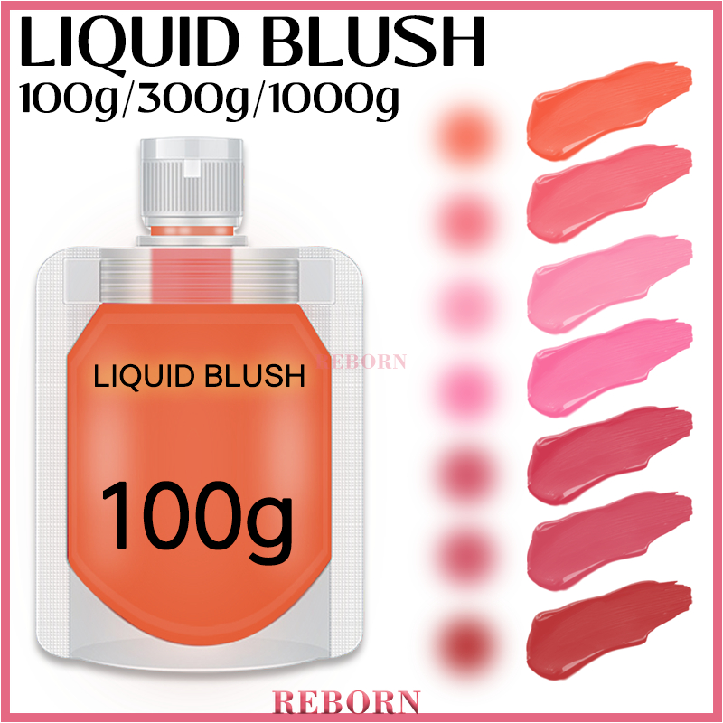 REBORN 100g Liquid Blush กันน้ํา Matte คอนซีลเลอร์ Cheek สี 7 สีที่มีอยู่เครื่องสําอาง OEM