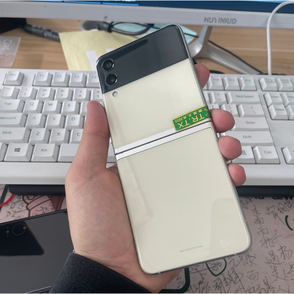 มือสองแท้ Samsung Galaxy Z Flip 3 128GB Zflip3 โทรศัพท์มือถือมือสอง
