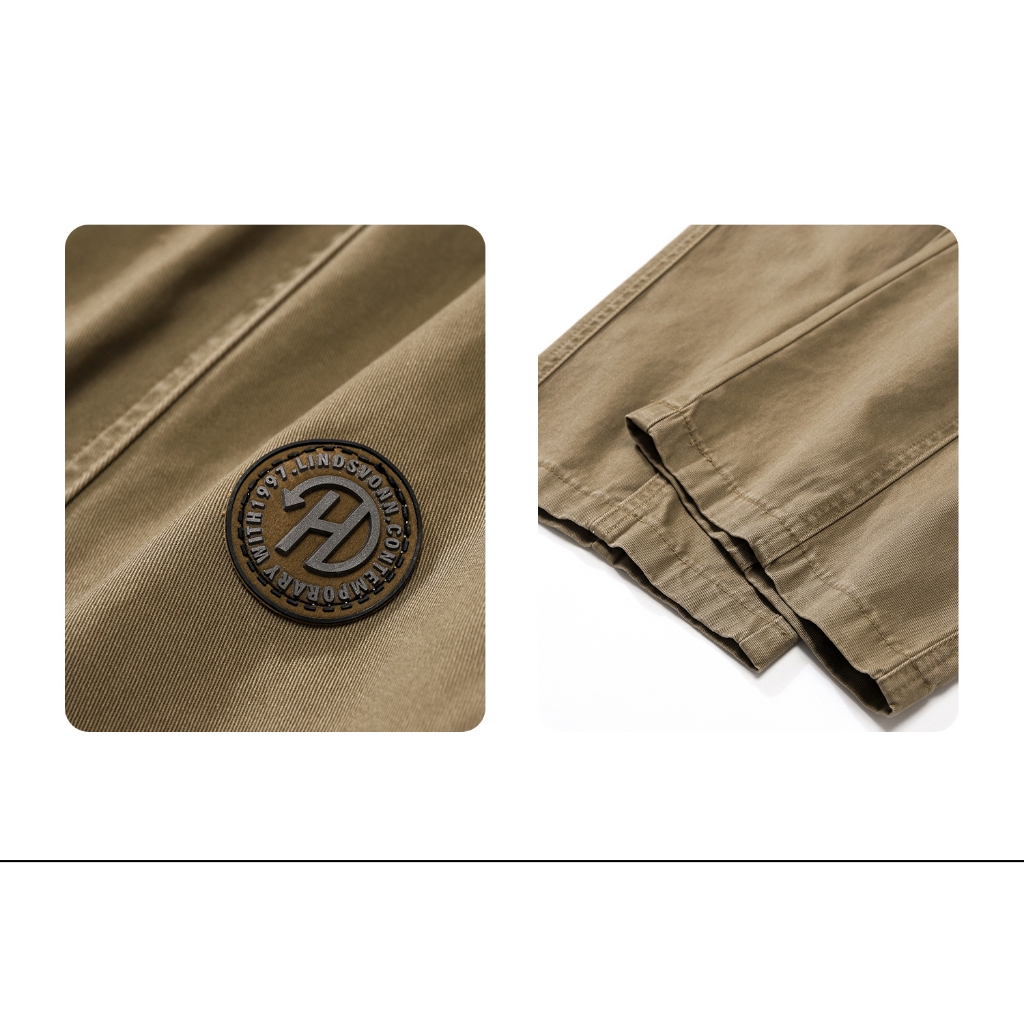 BeCoolMan🍃กางเกงยีนขากว้าง ทรงหลวม ทรงกระบอก ขนาดใหญ่ สําหรับผู้ชาย 【สไตล์ฮ่องกง】 - รูปที่ 5