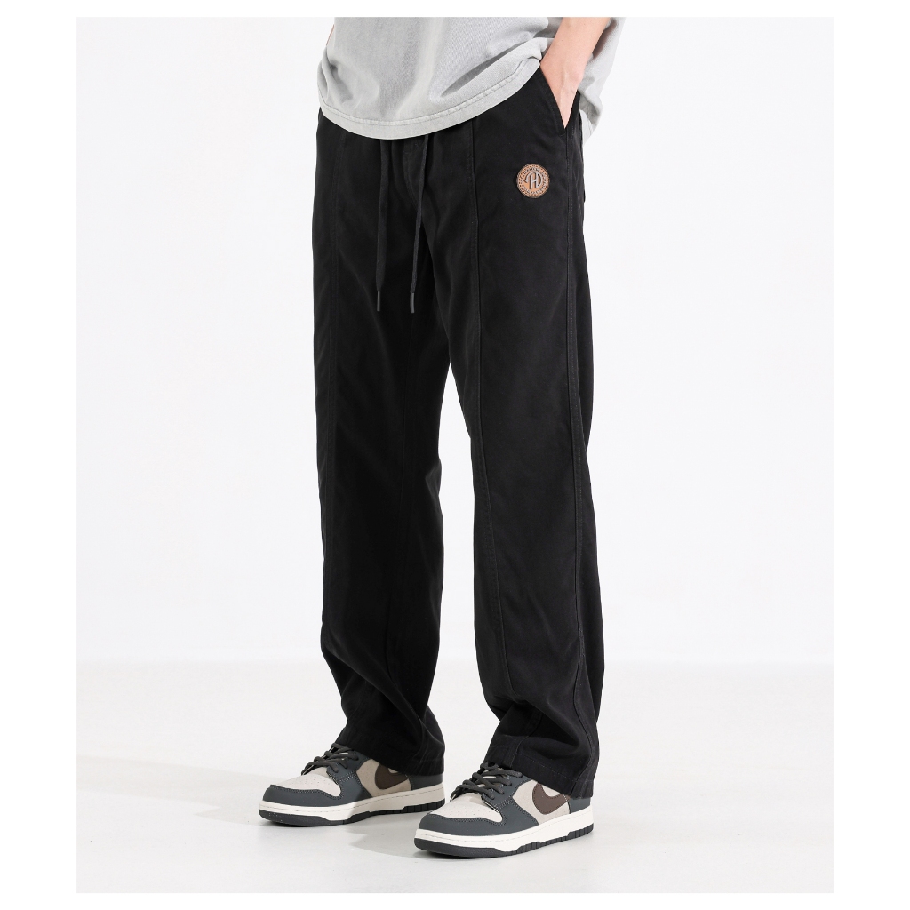 BeCoolMan🍃กางเกงยีนขากว้าง ทรงหลวม ทรงกระบอก ขนาดใหญ่ สําหรับผู้ชาย 【สไตล์ฮ่องกง】 - รูปที่ 7