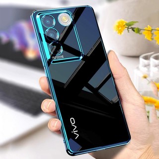 เคส VIVO Y100 5G VIVOY100 Y 100 เคสนิ่ม หรูหรา ชุบซิลิโคนใส กันกระแทก กันชน เคสด้านหลัง