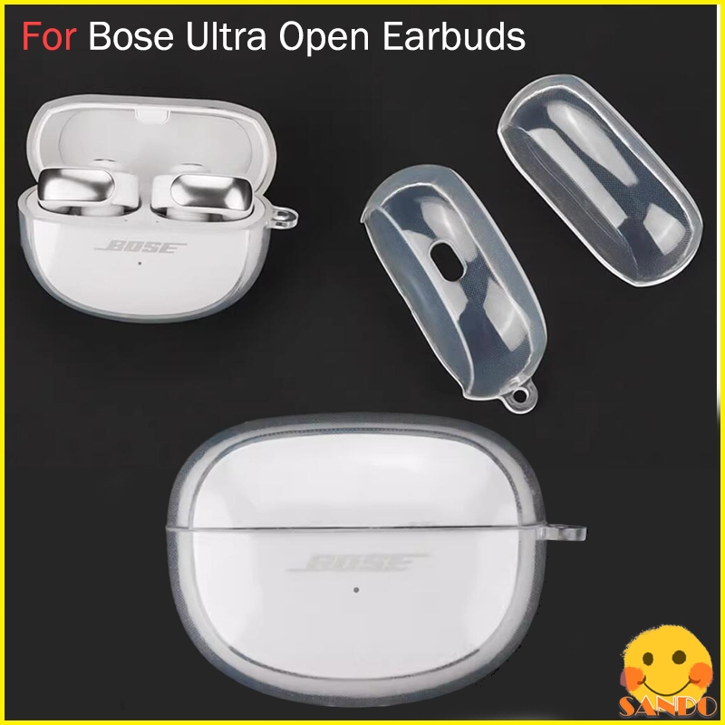Bose Ultra Open Earbuds เกราะป้องกัน เคสใส เคส Bose Ultra Open Earbuds หูฟัง ฝาครอบป้องกันซิลิโคนอ่อนนุ่ม