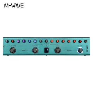M-vave TANK-G กีตาร์/TANK-B BASS V2 รุ่น Multi-Effects Pedal ชาร์จ 36 ตั้งค่า 9 ช่อง 8 IR Cab 3Modulation/Delay/Reverb Effects