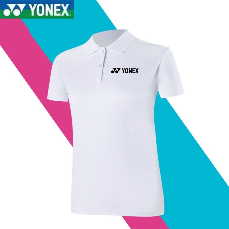 Yonex เสื้อยืดโปโล แขนสั้น ระบายอากาศ แห้งเร็ว เหมาะกับฤดูร้อน สําหรับผู้ชายและผู้หญิง เล่นแบดมินตัน วอลเลย์บอล เทนนิส แข่งขัน