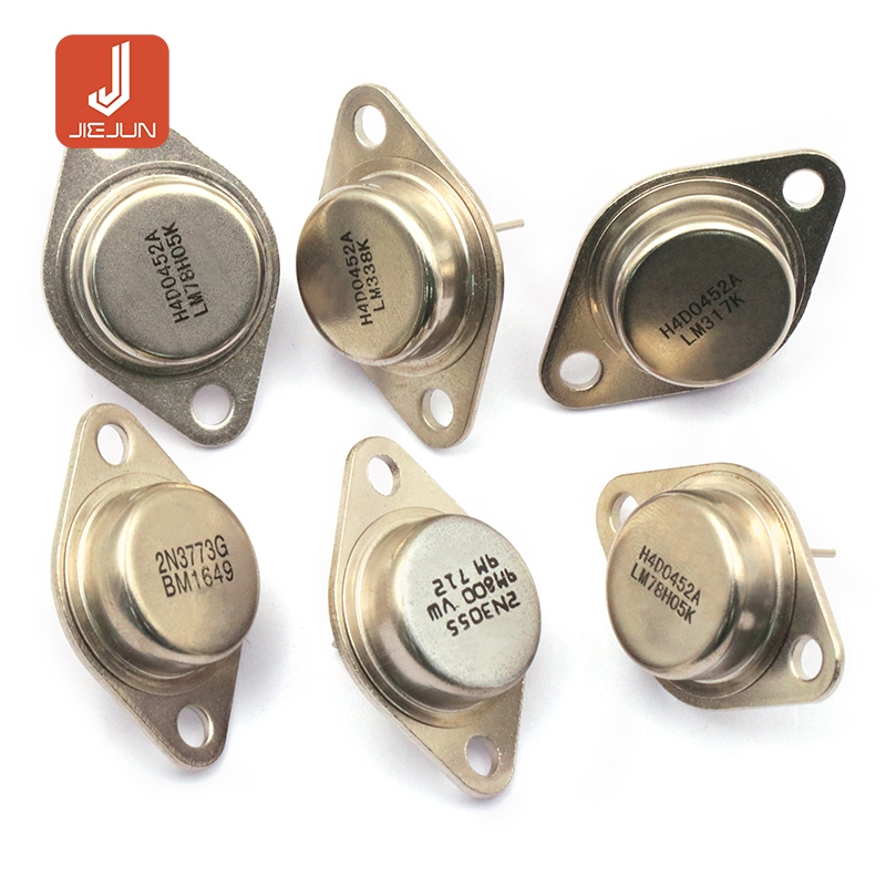 ฝาครอบเหล็ก ไทรโอด พลังงานสูง 3DD207 LM317K LM338K NPN TO3