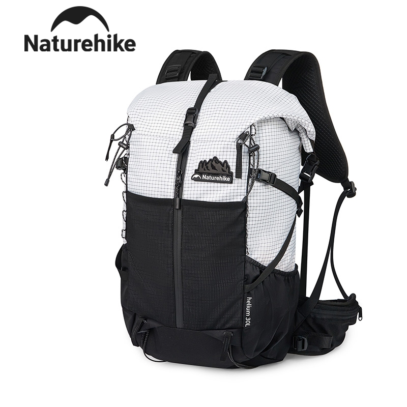 Naturehike กระเป๋าเป้สะพายหลัง ฮีเลียม ความจุขนาดใหญ่ 30 ลิตร ระบายอากาศ พร้อมท่อน้ํา สําหรับปีนเขา ตั้งแคมป์ ตกปลา