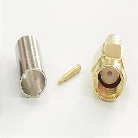 1 ชิ้น SMA ชาย Coaxial Crimp สายสําหรับ RG174 RG316 สายเชื่อมต่อ