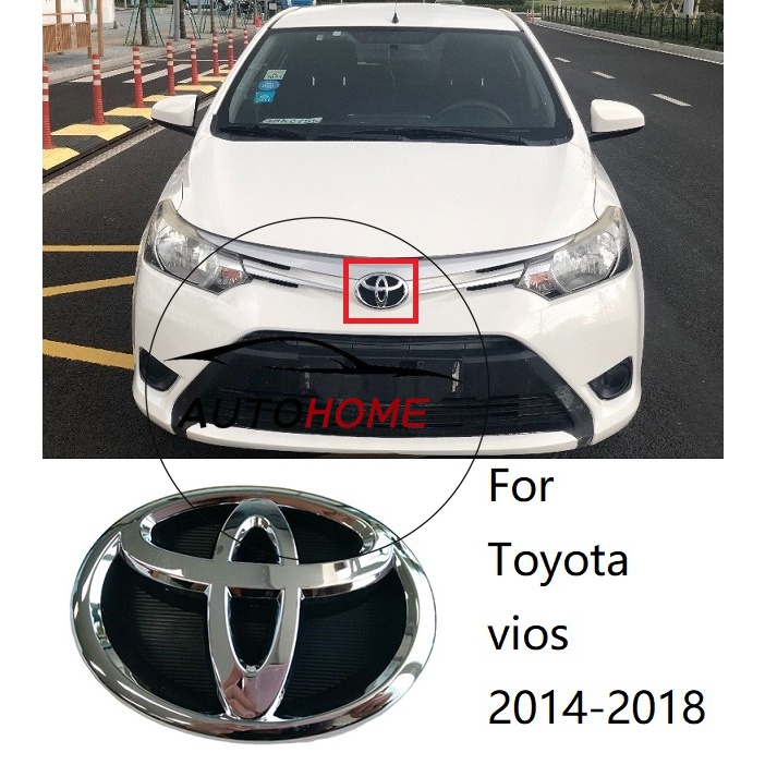 คุณภาพเดิมกันชนหน้าย่างโลโก้สําหรับ Toyota vios 2014 2015 2016 2017 2018 2019 2020 2021 2022