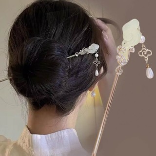 กิ๊บติดผม ประดับพู่หยก สไตล์จีนโบราณ ระดับไฮเอนด์